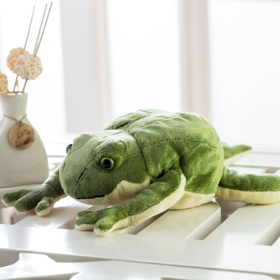 Kawaii Giant Frog Plush Soft Toy Set – Plushie Land