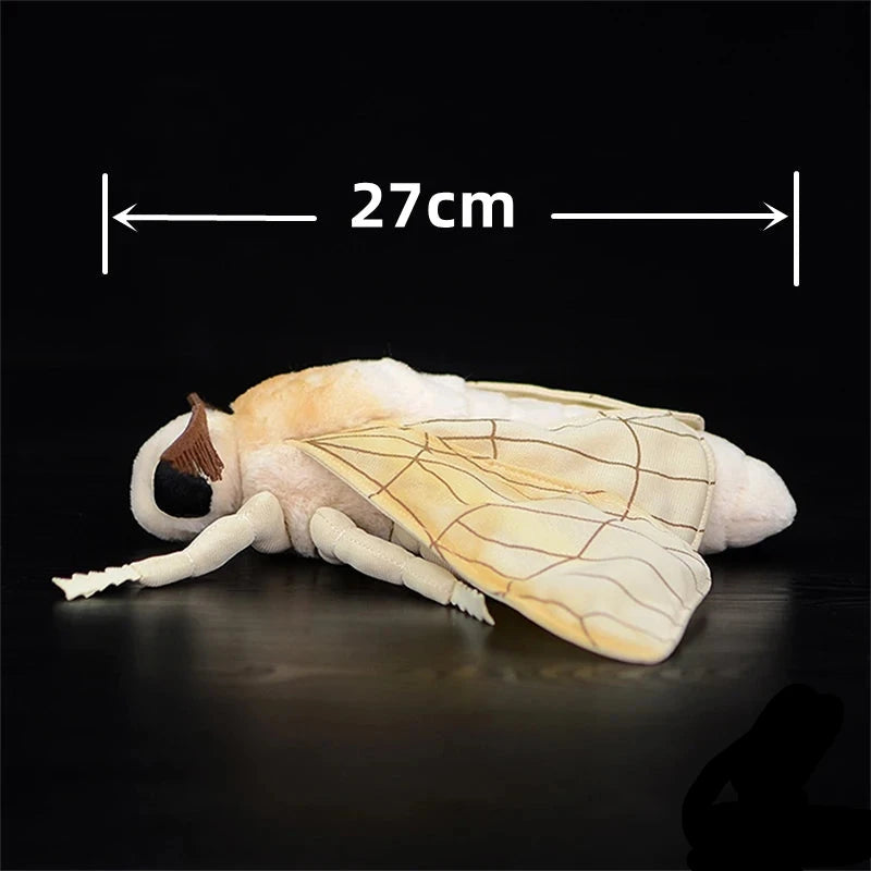 Silk Moth Lifelike Silkworm Plush Insect – Plushie Land