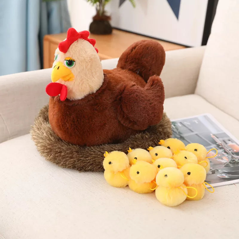 Swan Or Chicken Family Plush Toy