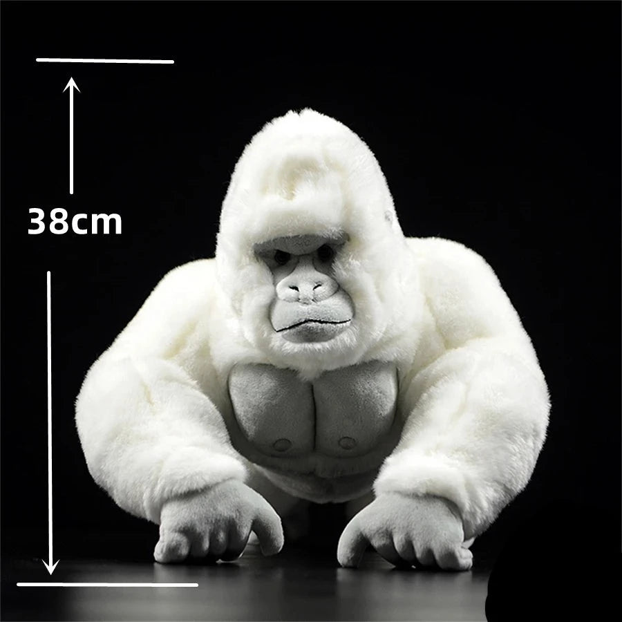 Silverback Gorilla Lifelike Plush Teddy Toy Plushie Land