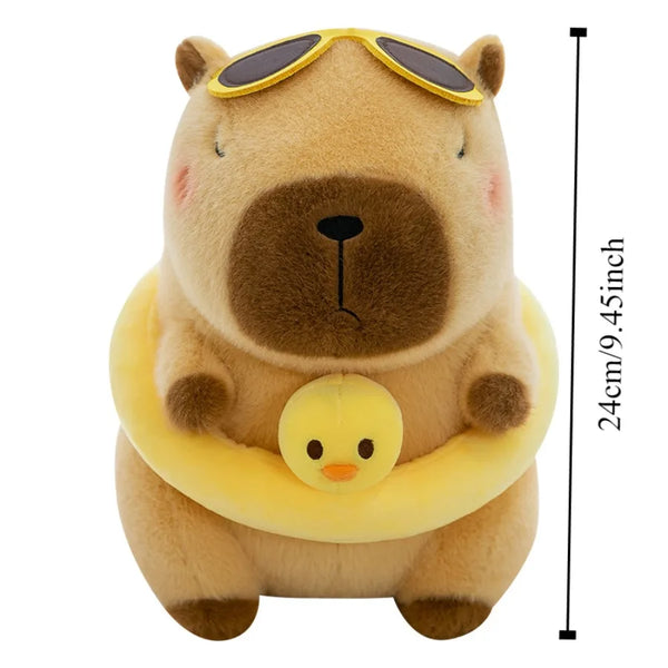 Yellow Duck Capybara Plush Toy