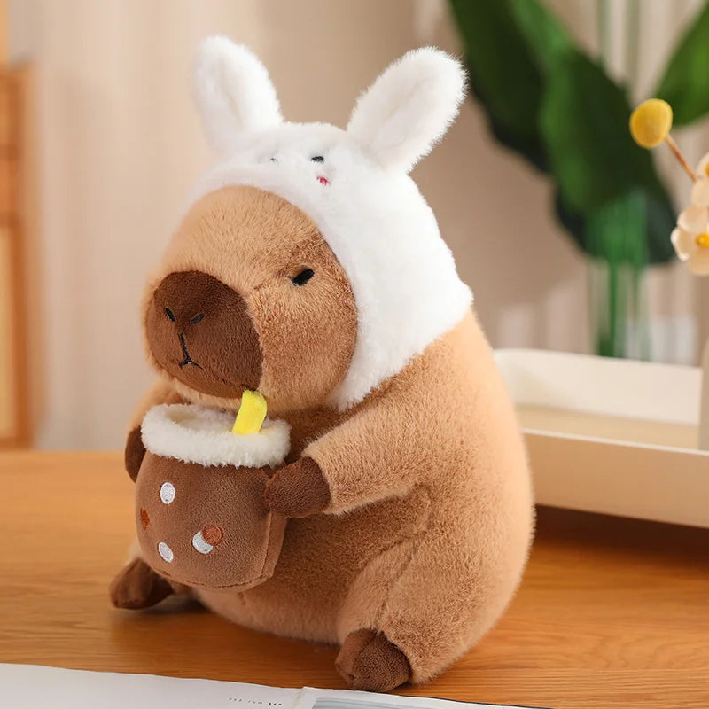 Rabbit Capybara Plush Stuffed Animal Toy Plushie Land