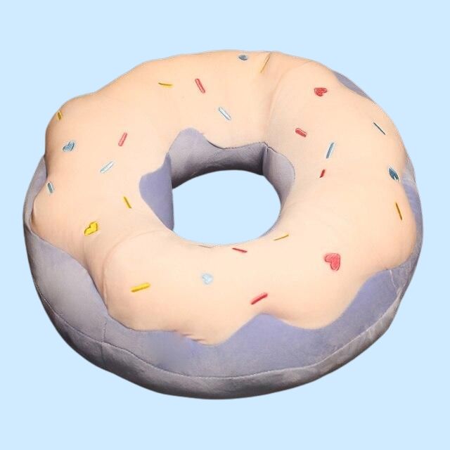 Iced Doughnut Cushion Plush Teddy - Yililo