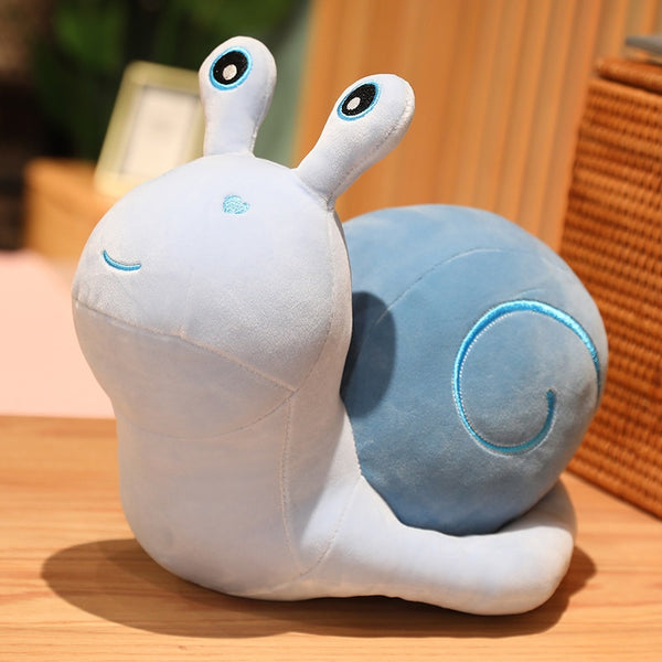 Snail Plushie Juguete de peluche de gran tamaño que parece realista