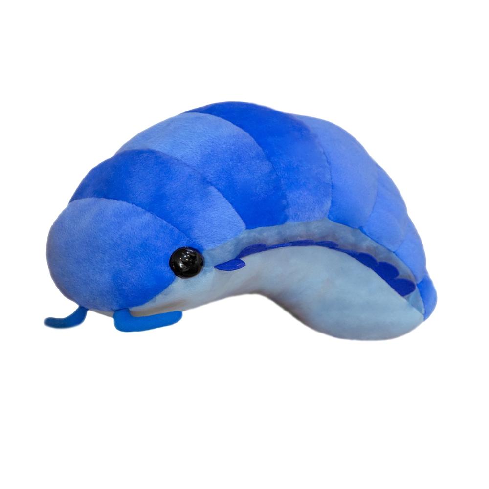 Peluche gigante de escarabajo azul.