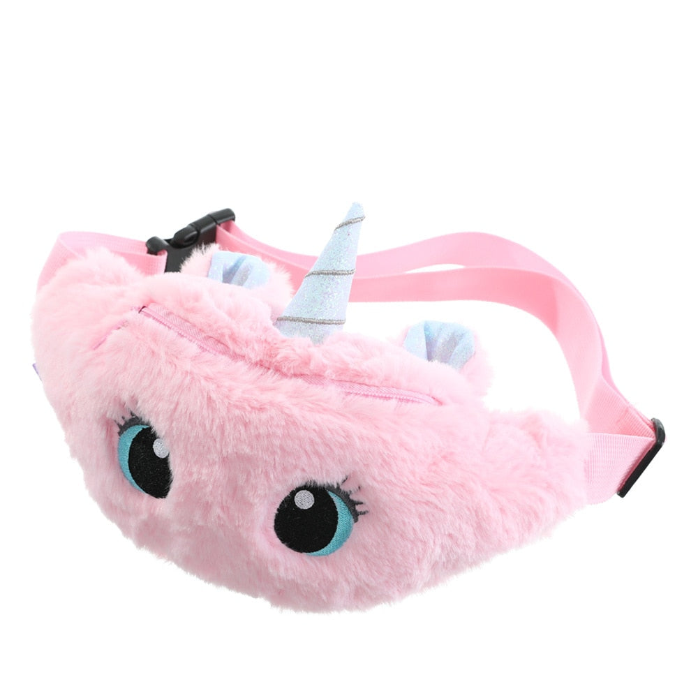 Mochila Unicornio Ombre Lila Felpa