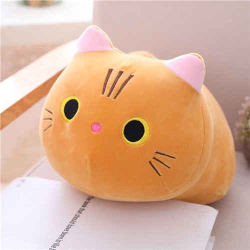 Soft Cat Plush Pillow Kawaii Stuffed Toy – Plushie Land