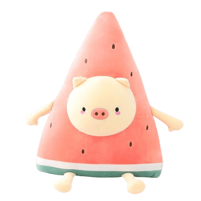Watermelon Shaped Plush Toy Cushion - Yililo