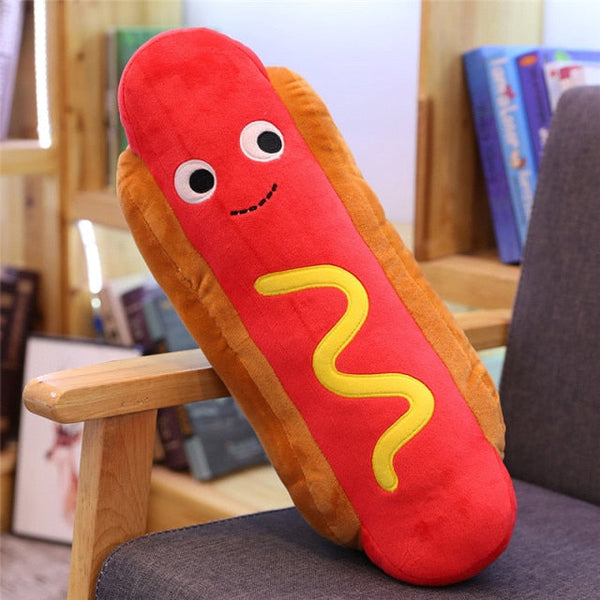 Hot Dog Plushie Fast Food Plush Toy