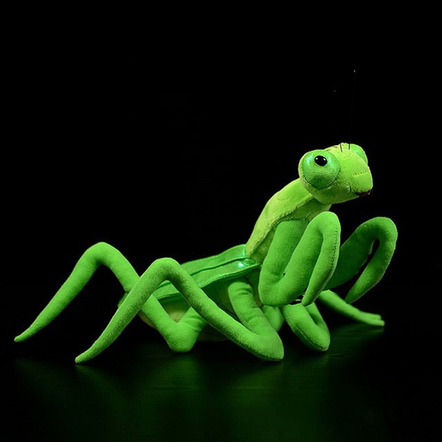 Peluches realistas de peluche Mantis religiosa de orquídea rosa