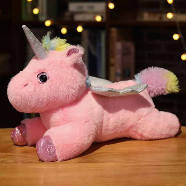 Juguete de peluche de unicornio LED Light Up Plushie