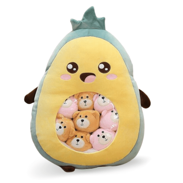 Strawberry Banana Plushie Filled Fruit Toy
